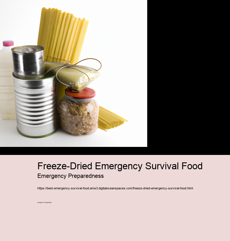 Freeze-Dried Emergency Survival Food